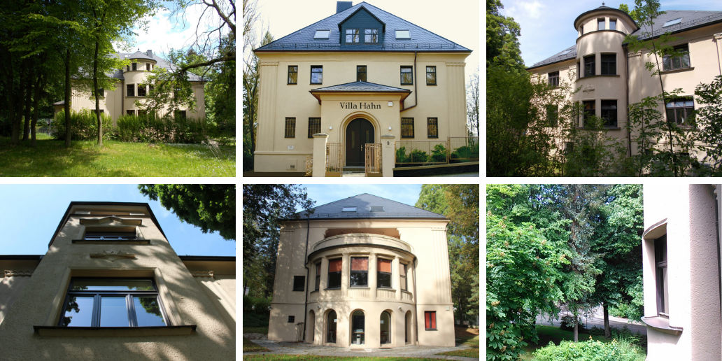 Villa Hahn | The Villa Hahn is an important element of the overall historical villas ensembles of the Chemnitz city part Kapellenberg, the former Stollberger Quarter as the area was once called.